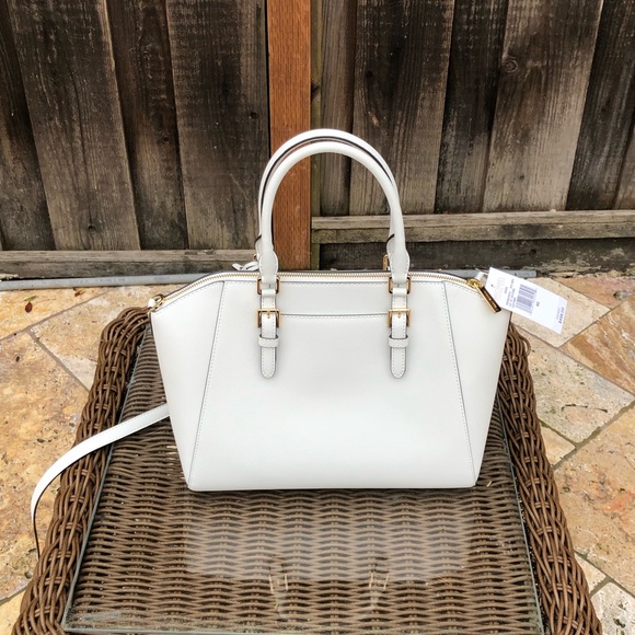 NWT Michael Kors studded large Ciara white - Picture 5 of 8